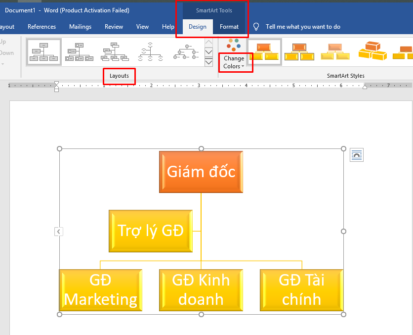 Cách vẽ sơ đồ trong word 2007, 2010, 2013, 2016, 2019 chuẩn Trang tri va thiet ke lai cho so do