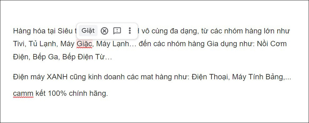 Cách kiểm tra lỗi chính tả trong Word và Google Docs nhanh chóng cach kiem tra bang google tai lieu 3