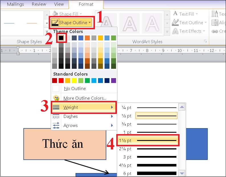 Cách vẽ sơ đồ trong word 2007, 2010, 2013, 2016, 2019 chuẩn cach ve so do trong word 2007 2010 2013 2016 2019 43